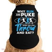 Throwing Track And Field Why Run And Puke Thrower Doggie Tank thumb 0