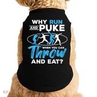 Throwing Track And Field Why Run And Puke Thrower Doggie Tank thumb 0