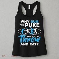 Throwing Track And Field Why Run And Puke Thrower Women's Tank Top thumb 3