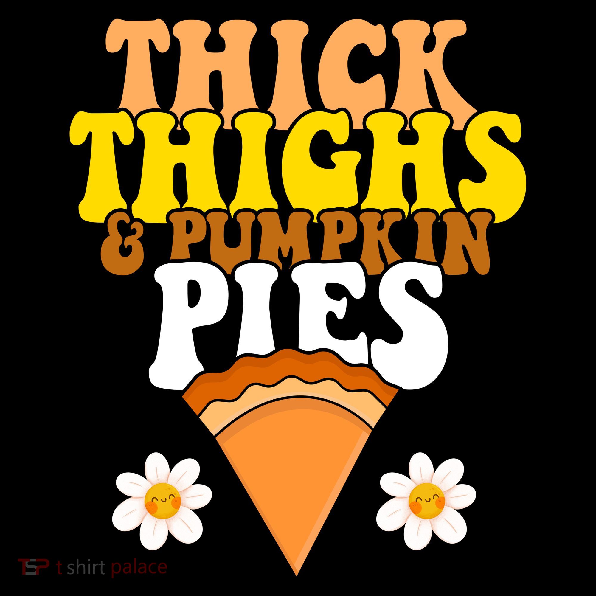 Thick Thighs And Pumpkin Pies Cute Thanksgiving Women's Hoodie