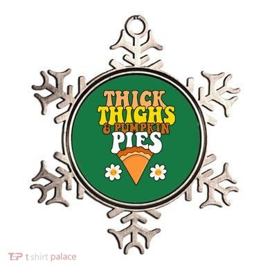 Thick Thighs And Pumpkin Pies Cute Thanksgiving Ornament