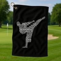Taekwondo Golf Towel thumb 1