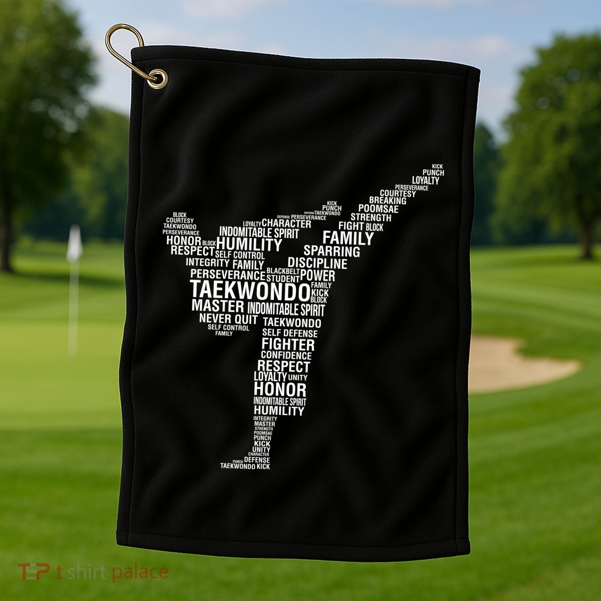 Taekwondo Golf Towel
