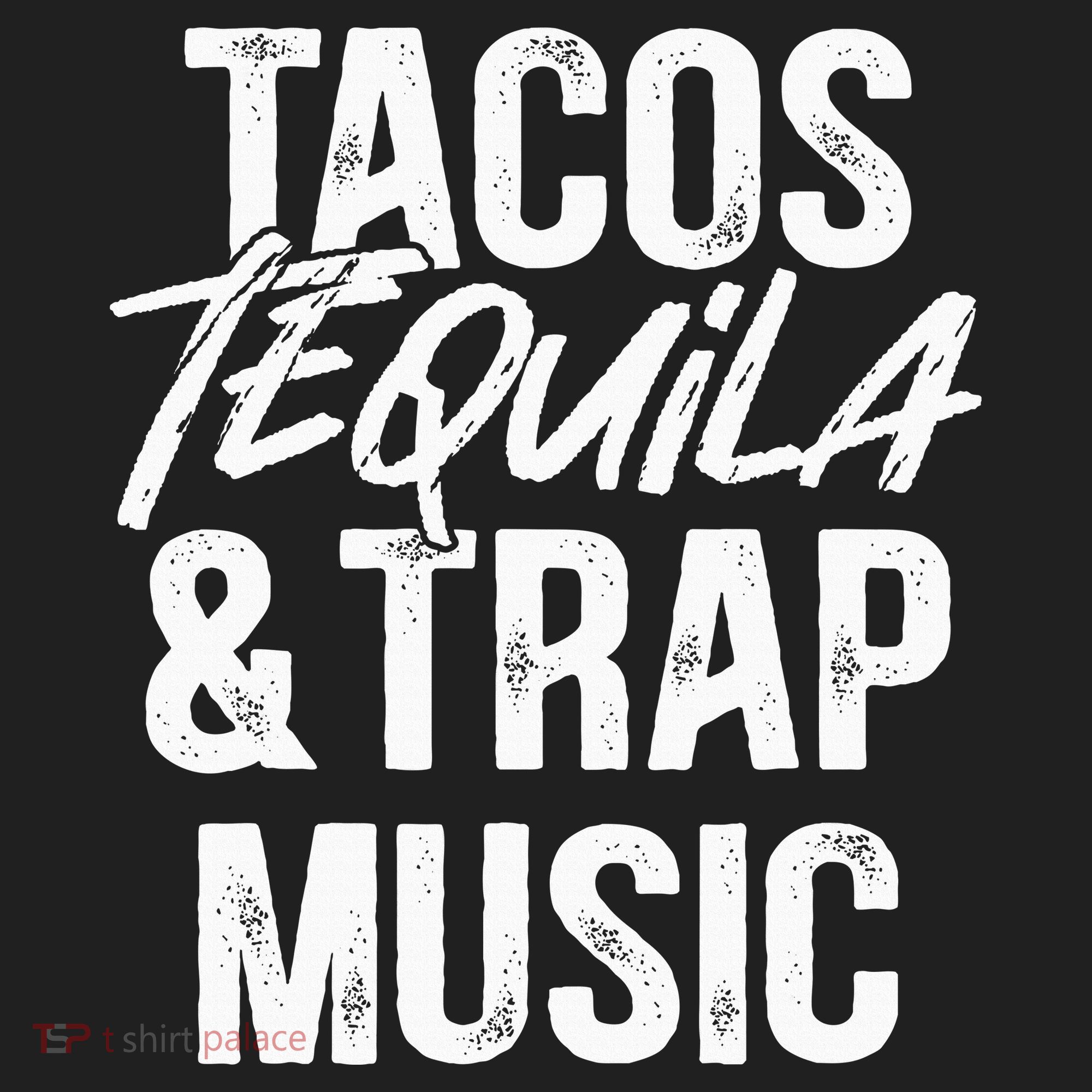Tacos Tequila And Trap Music Mexican Food Drinking Beanie