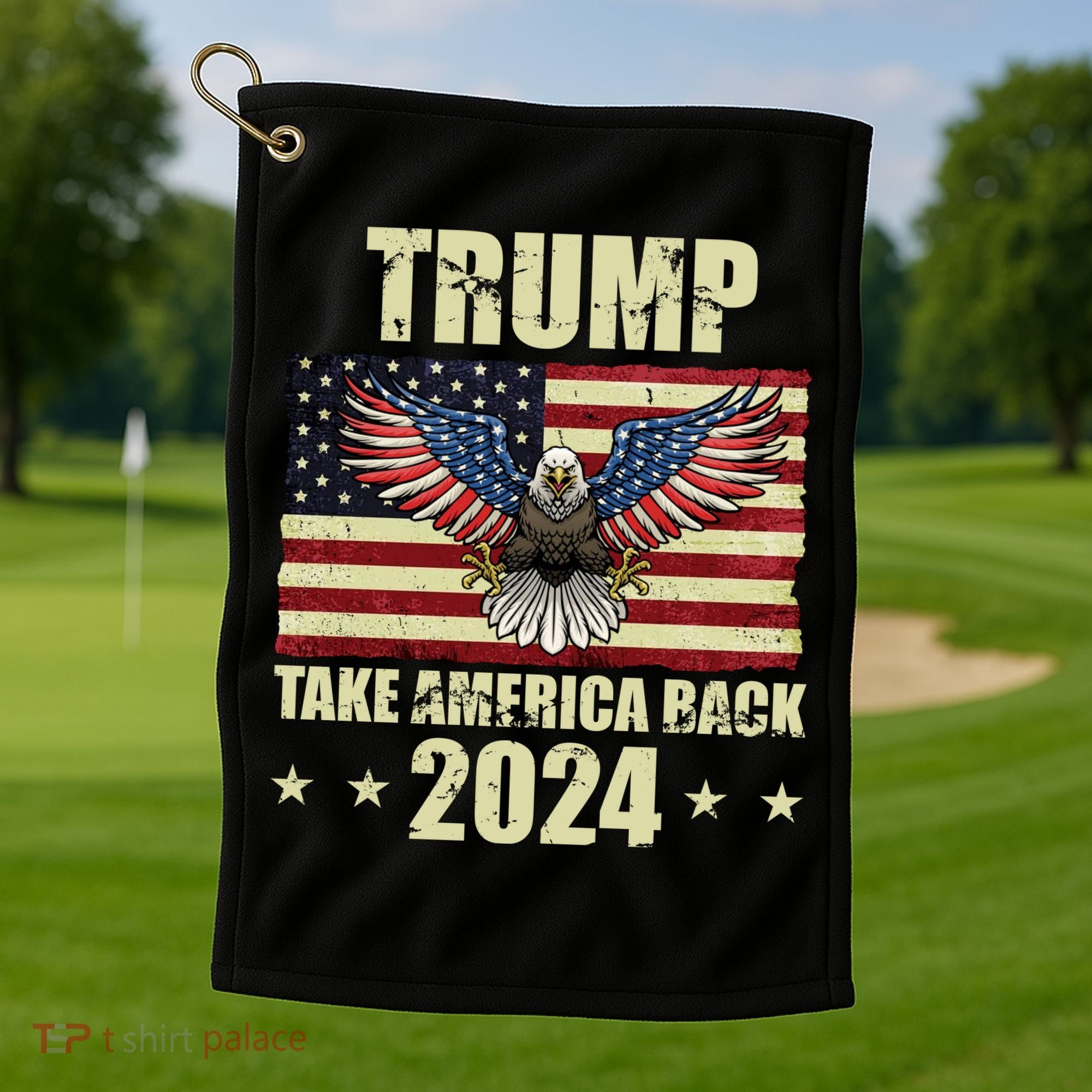 Trump Take America Back 2024 Golf Towel
