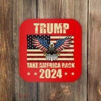 Trump Take America Back 2024 Coaster thumb 0