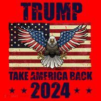 Trump Take America Back 2024 Santa Hat thumb 1