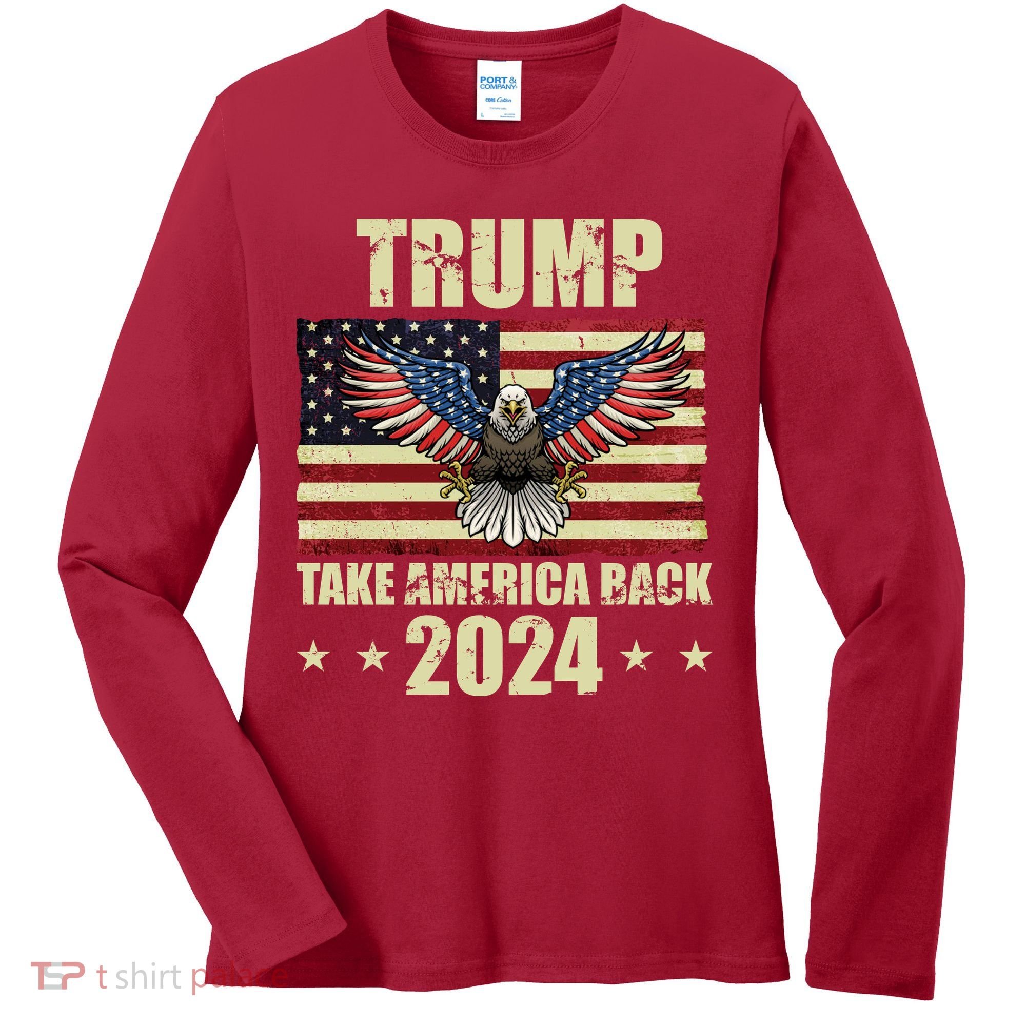 Trump Take America Back 2024 Women's Long Sleeve Shirt
