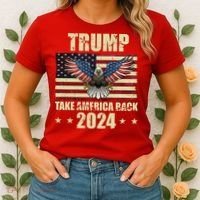 Trump Take America Back 2024 Women's T-Shirt thumb 2
