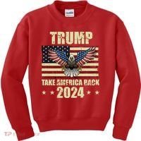 Trump Take America Back 2024 Kids Sweatshirt thumb 0