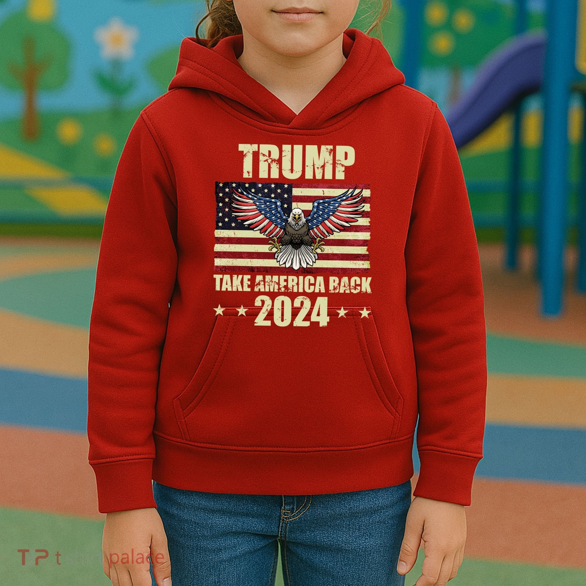 Trump Take America Back 2024 Kids Hoodie