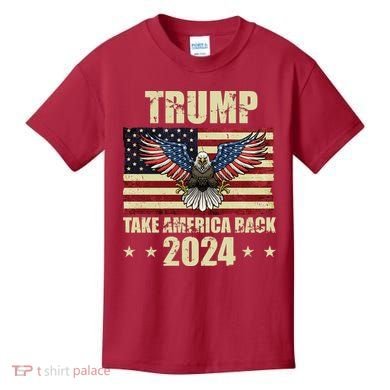 Trump Take America Back 2024 Kids T-Shirt