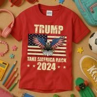 Trump Take America Back 2024 Kids T-Shirt thumb 3