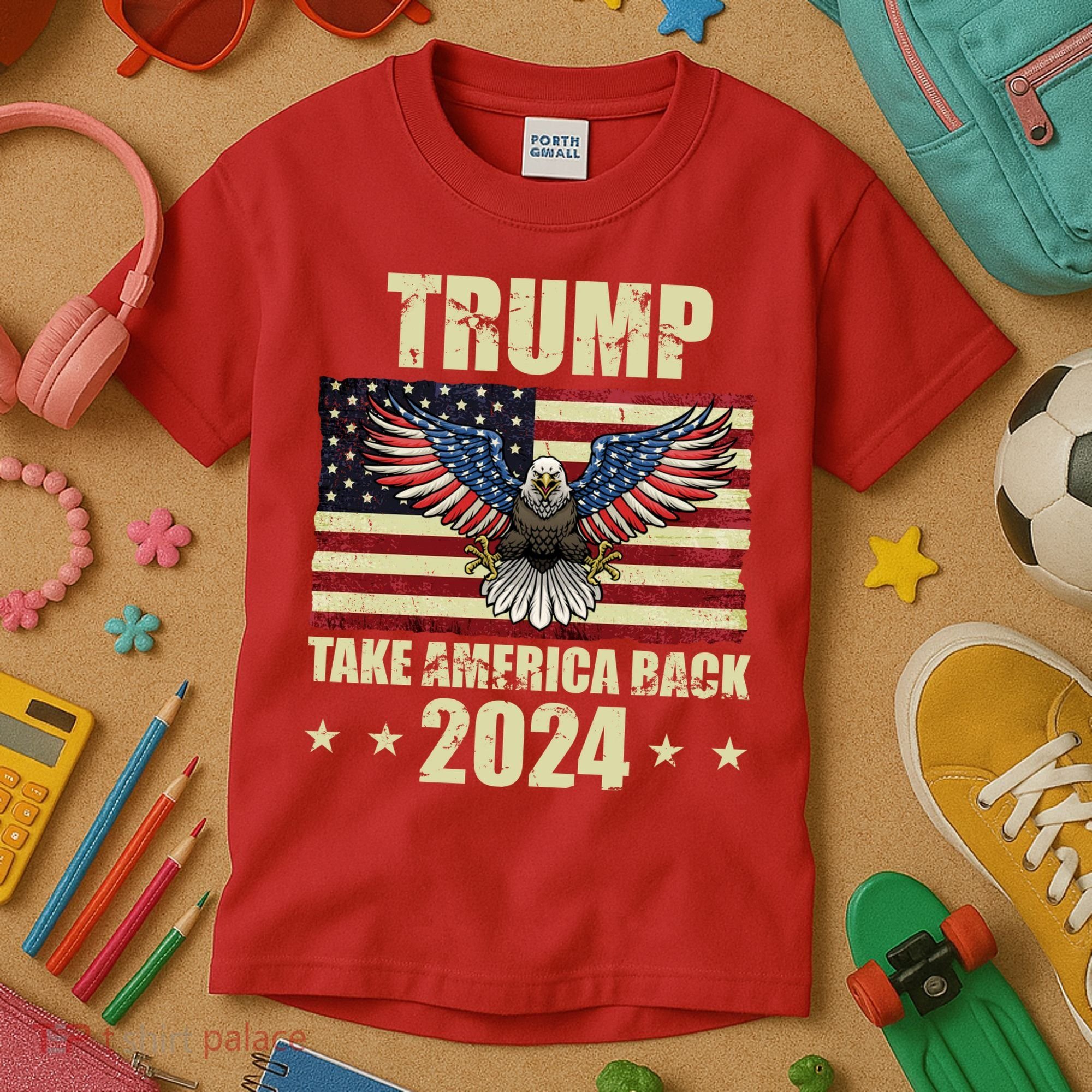 Trump Take America Back 2024 Kids T-Shirt
