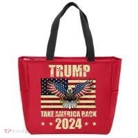 Trump Take America Back 2024 Tote Bag thumb 0