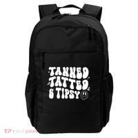 Tanned Tatted And Tipsy Trendy Beach Summer Vacation Great Gift Backpack thumb 0