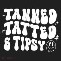 Tanned Tatted And Tipsy Trendy Beach Summer Vacation Great Gift Beanie thumb 2