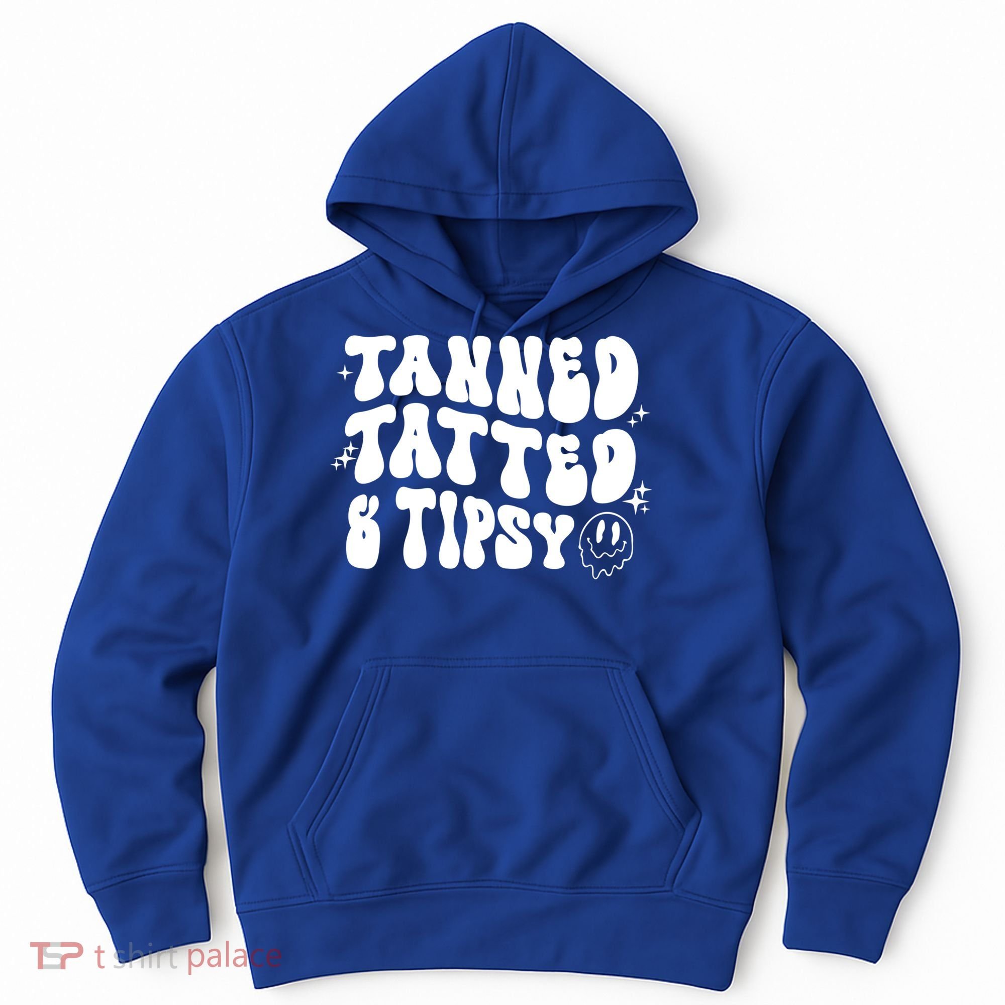 Tanned Tatted And Tipsy Trendy Beach Summer Vacation Great Gift Hoodie