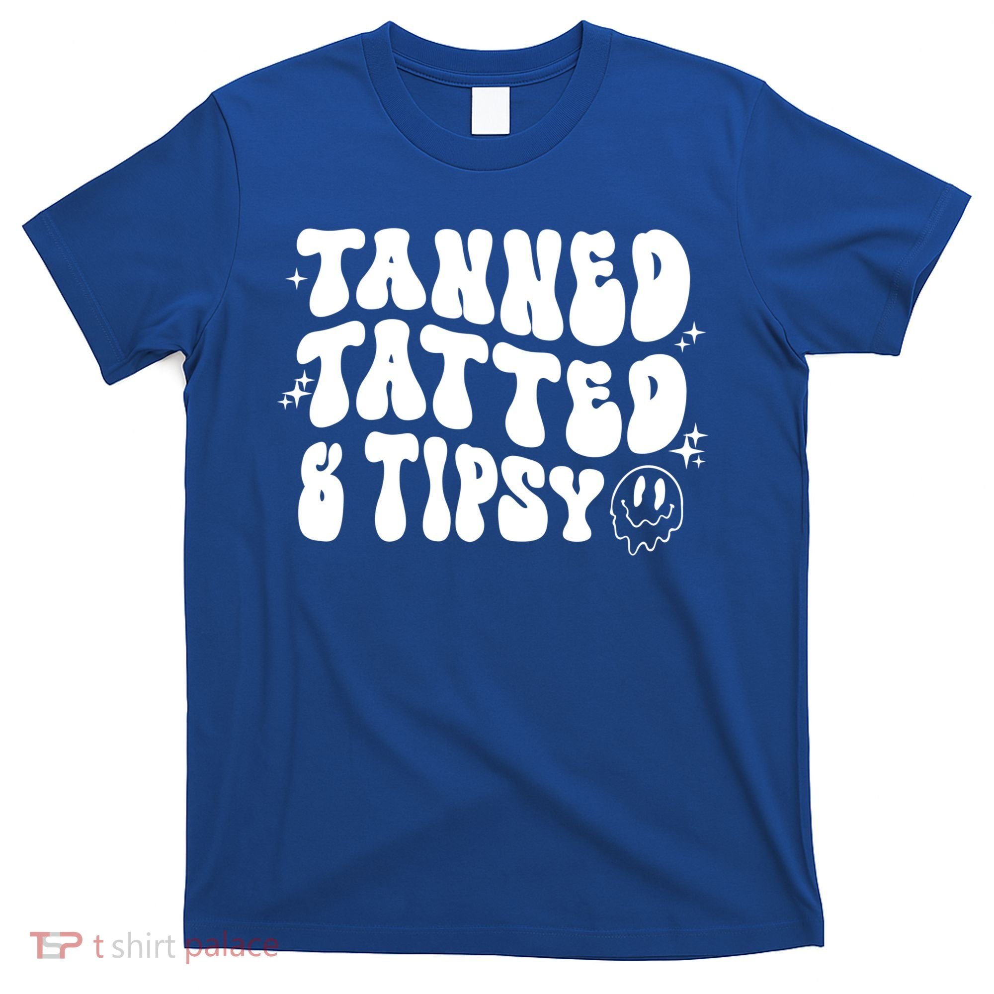 Tanned Tatted And Tipsy Trendy Beach Summer Vacation Great Gift T-Shirt