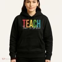 Teach Them All To Be Kind Kindness Matters Teacher Hoodie thumb 5