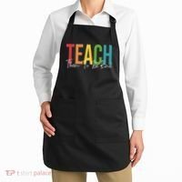 Teach Them All To Be Kind Kindness Matters Teacher Apron thumb 2