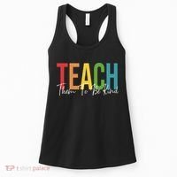 Teach Them All To Be Kind Kindness Matters Teacher Women's Tank Top thumb 0