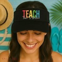 Teach Them All To Be Kind Kindness Matters Teacher Visor thumb 2