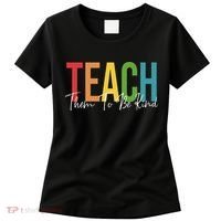 Teach Them All To Be Kind Kindness Matters Teacher Women's T-Shirt thumb 0