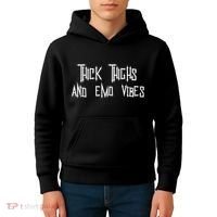 Thick Thighs And Emo Vibes Alternative Emo Music Alt Goth Kids Hoodie thumb 4