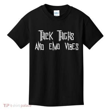 Thick Thighs And Emo Vibes Alternative Emo Music Alt Goth Kids T-Shirt