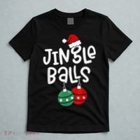 Tinsel Tits And Jingle Balls Funny Matching Christmas Couple T-Shirt thumb 5