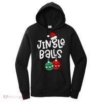 Tinsel Tits And Jingle Balls Funny Matching Christmas Couple Women's Hoodie thumb 0