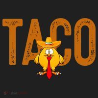 Taco Trump Always Chickens Out Funny Trendy Women's Sweatshirt thumb 2