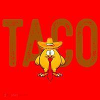 Taco Trump Always Chickens Out Funny Trendy Santa Hat thumb 1