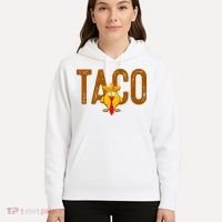 Taco Trump Always Chickens Out Funny Trendy Hoodie thumb 5