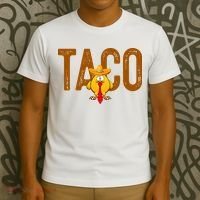 Taco Trump Always Chickens Out Funny Trendy T-Shirt thumb 3