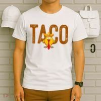 Taco Trump Always Chickens Out Funny Trendy T-Shirt thumb 6