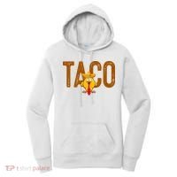 Taco Trump Always Chickens Out Funny Trendy Women's Hoodie thumb 0
