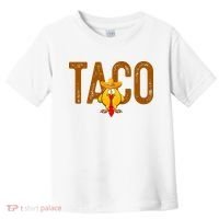 Taco Trump Always Chickens Out Funny Trendy Toddler T-Shirt thumb 0