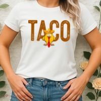 Taco Trump Always Chickens Out Funny Trendy Women's T-Shirt thumb 2