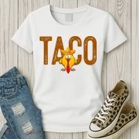 Taco Trump Always Chickens Out Funny Trendy Women's T-Shirt thumb 3