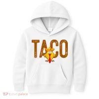 Taco Trump Always Chickens Out Funny Trendy Kids Hoodie thumb 0