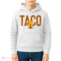 Taco Trump Always Chickens Out Funny Trendy Kids Hoodie thumb 4