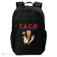 Taco Trump Always Chickens Out Riding A Chicken Backpack thumb 0