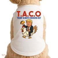 Taco Trump Always Chickens Out Riding A Chicken Doggie Tank thumb 0