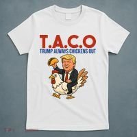 Taco Trump Always Chickens Out Riding A Chicken T-Shirt thumb 5