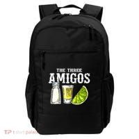 The Three Amigos Lime Salt Tequila Funny Cinco De Mayo Gifts Backpack thumb 0