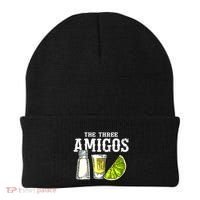 The Three Amigos Lime Salt Tequila Funny Cinco De Mayo Gifts Beanie thumb 0