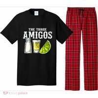The Three Amigos Lime Salt Tequila Funny Cinco De Mayo Gifts Pajama Set thumb 0