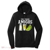 The Three Amigos Lime Salt Tequila Funny Cinco De Mayo Gifts Women's Hoodie thumb 0